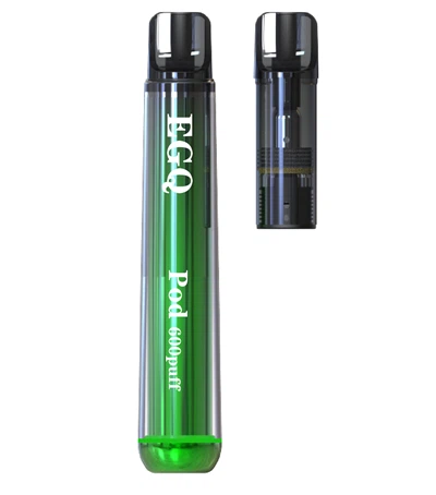400mAh Roj teeb 600 Puffs Vape Pod
